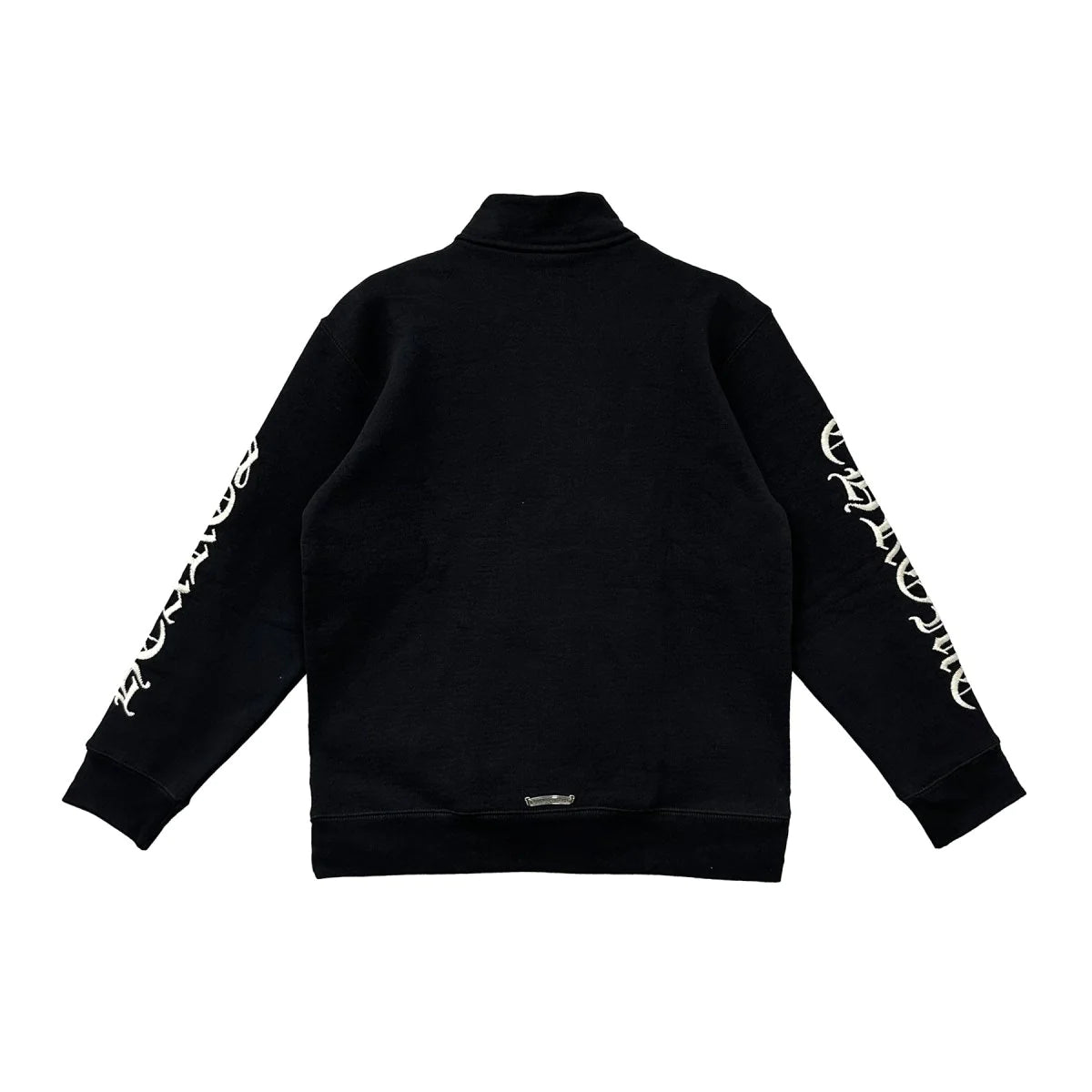CHROME HEARTS "EMBROIDERED" HALF ZIP SWEATSHIRT