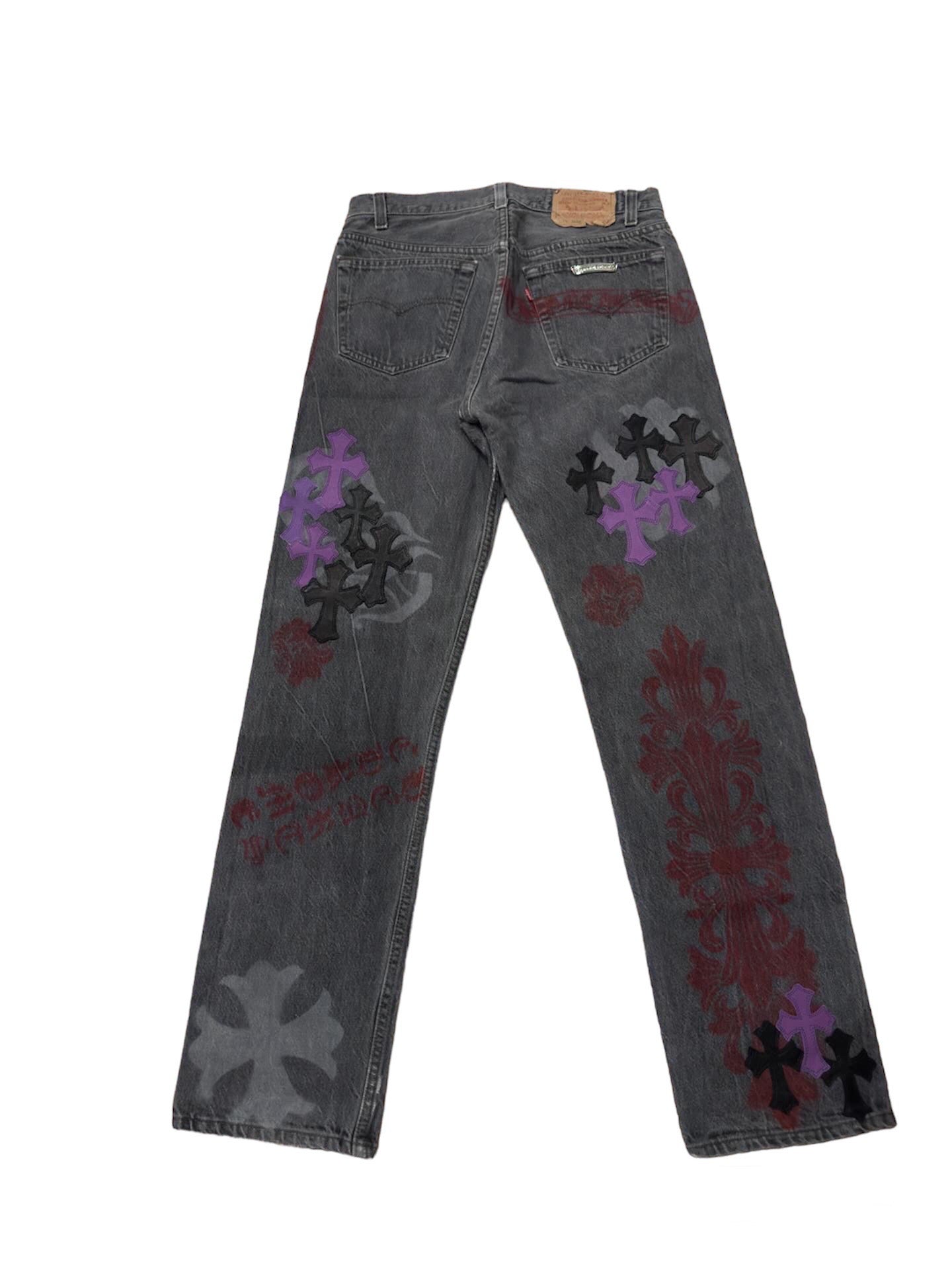 CHROME HEARTS "STENCIL" DENIM