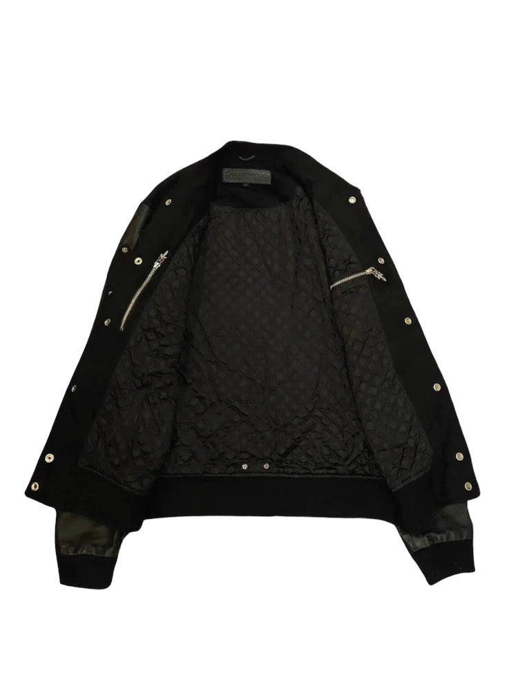 CHROME HEARTS "CROSS PATCH" BASEBALL JACKET