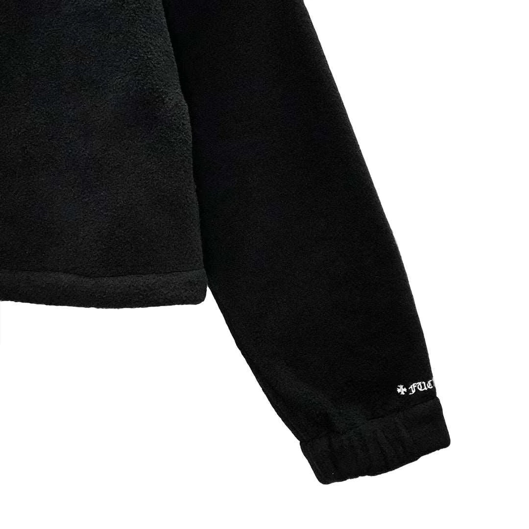 CHROME HEARTS HALF ZIP SWEATSHIRT