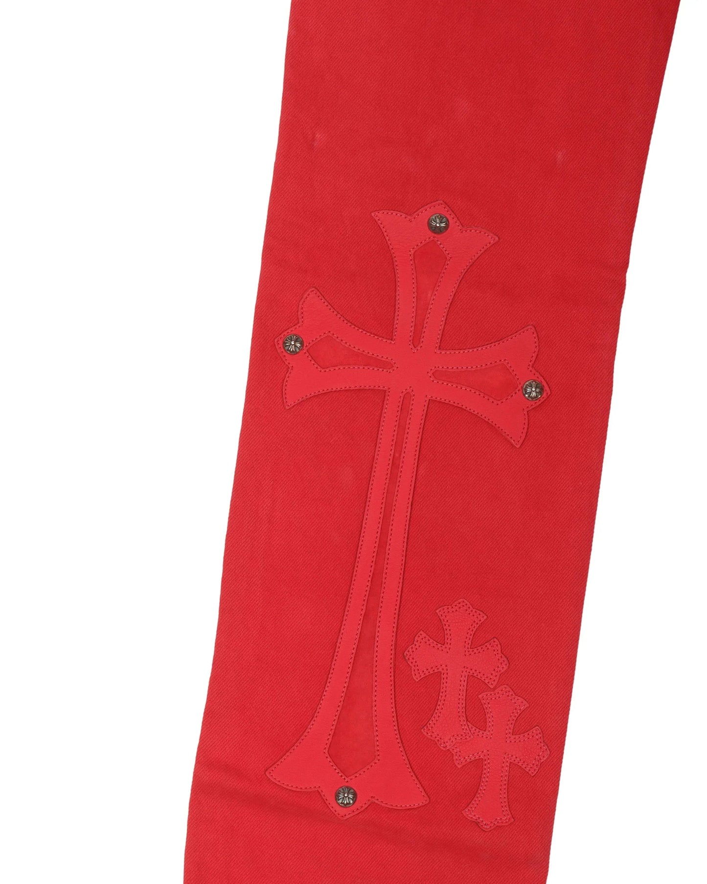 CHROME HEARTS "PARIS LIMITED" RED DENIM